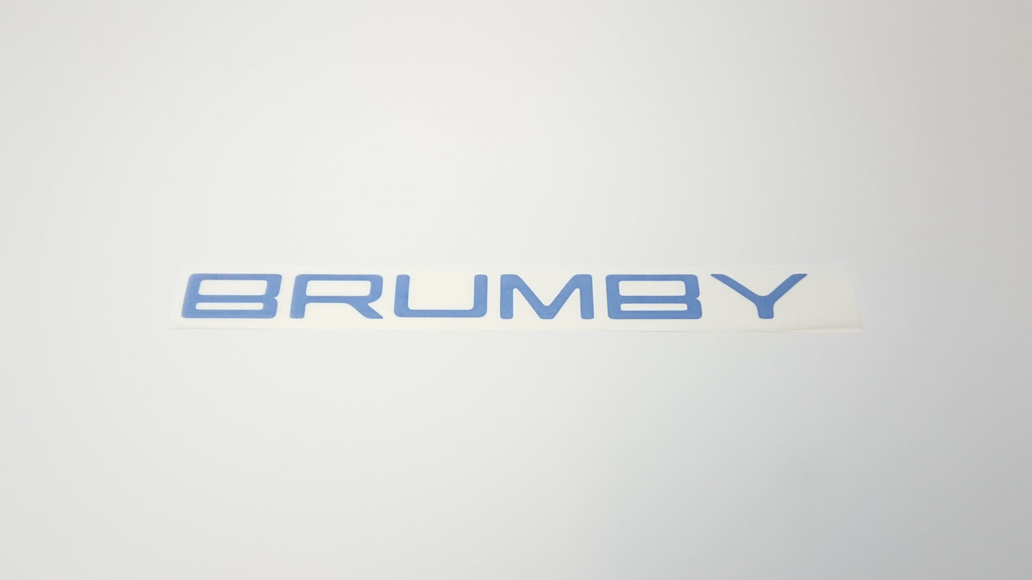 Brumby tailgate sticker for Grey style