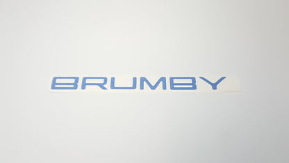 Brumby tailgate sticker for Grey style