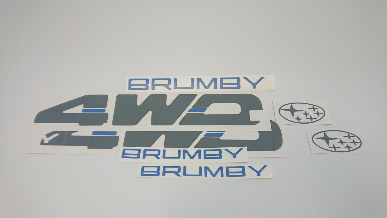 Brumby side decals in full OEM quality