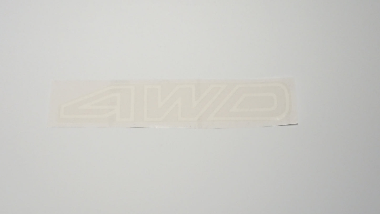 Leone White Only L Series Wagon Tailgate 4WD Logo Sticker