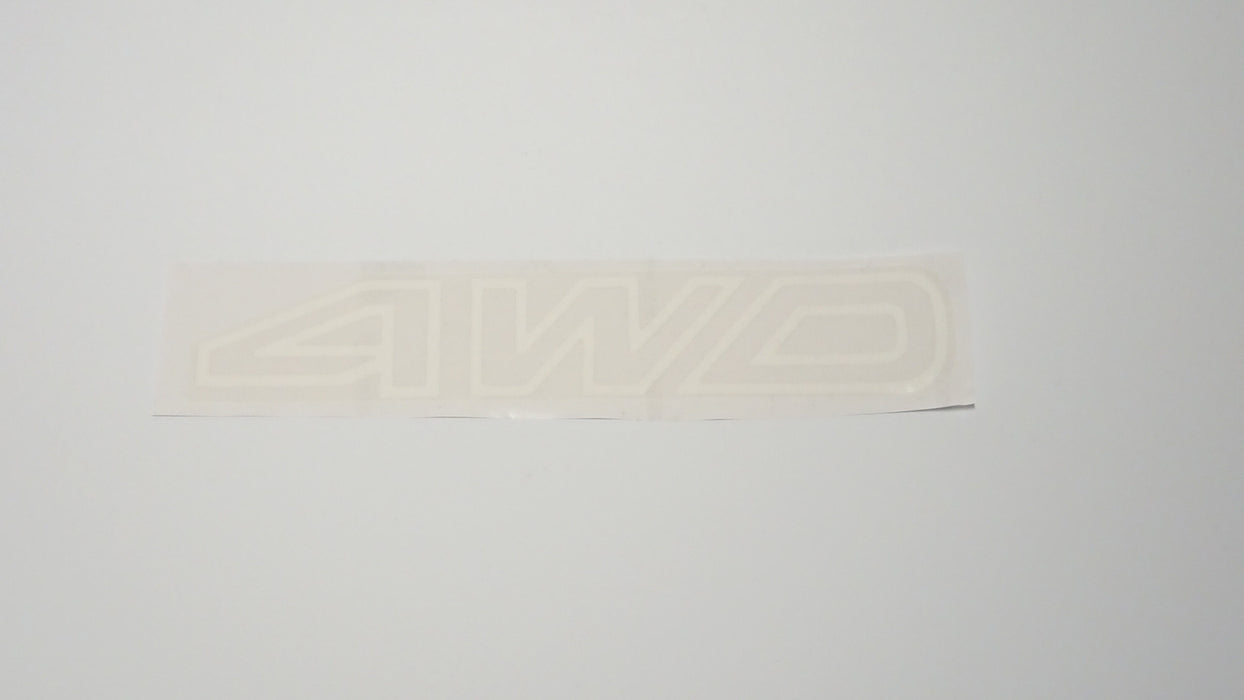 Leone White Only L Series Wagon Tailgate 4WD Logo Sticker