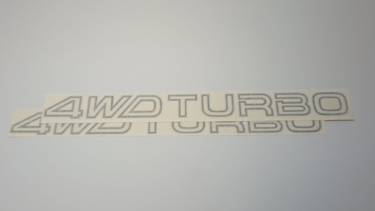 Leone/Loyale L Series 4WD TURBO Charcoal Side Decals