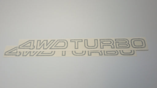 Leone/Loyale L Series 4WD TURBO Charcoal Side Decals