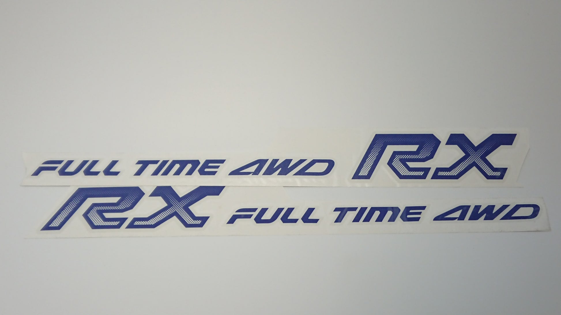 Leone/Loyale L Series 4WD TURBO RX Large Blue Side Sticker