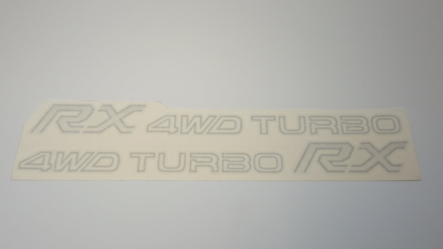 Leone/Loyale L Series 4WD TURBO RX Standard Grey Side Sticker