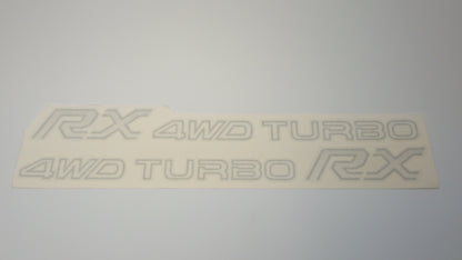 Leone/Loyale L Series 4WD TURBO RX Standard Grey Side Sticker