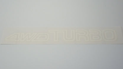 4WD TURBO Leone Front Bumper Sticker/Decal