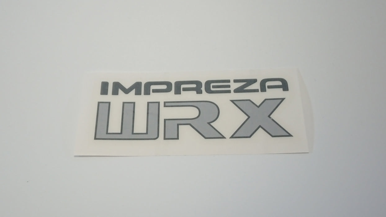 Impreza WRX "Squat" style tailgate sticker - Dark