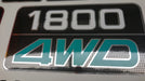 Brumby 4WD ABrumby/Brat/MV Tailgate 1800 Teal 4WD