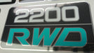 Brumby 4WD ABrumby/Brat/MV Tailgate 2200 Teal RWD