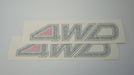 SUBARU Leone GL 4WD Rear Door Sticker