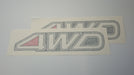 SUBARU Leone GL 4WD Rear Door Sticker Reverse