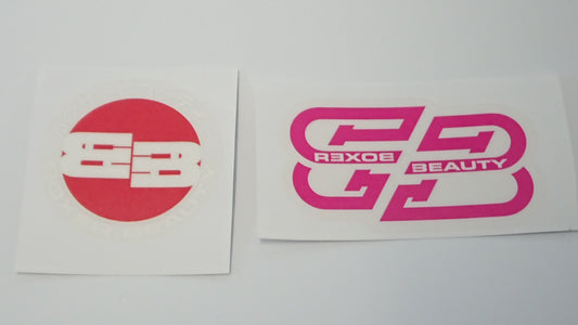 Boxer Beauty Rising Sun And STI Style Stickers