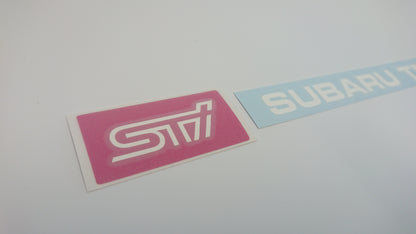 Legacy WRC front bumper STI decal