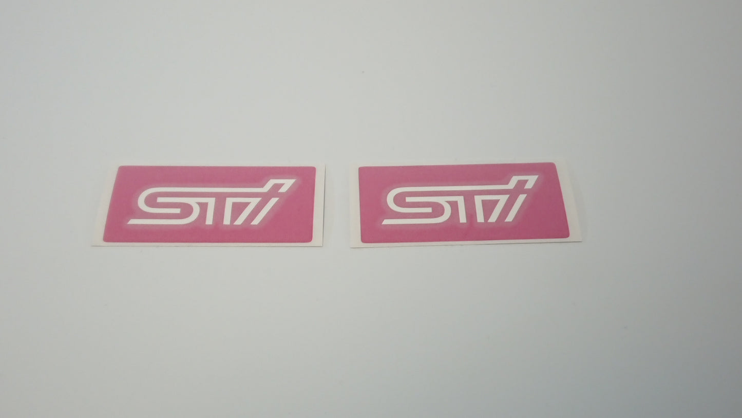 Legacy WRC front bumper STI decal Pair