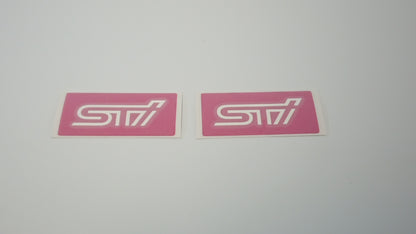 Legacy WRC front bumper STI decal Pair