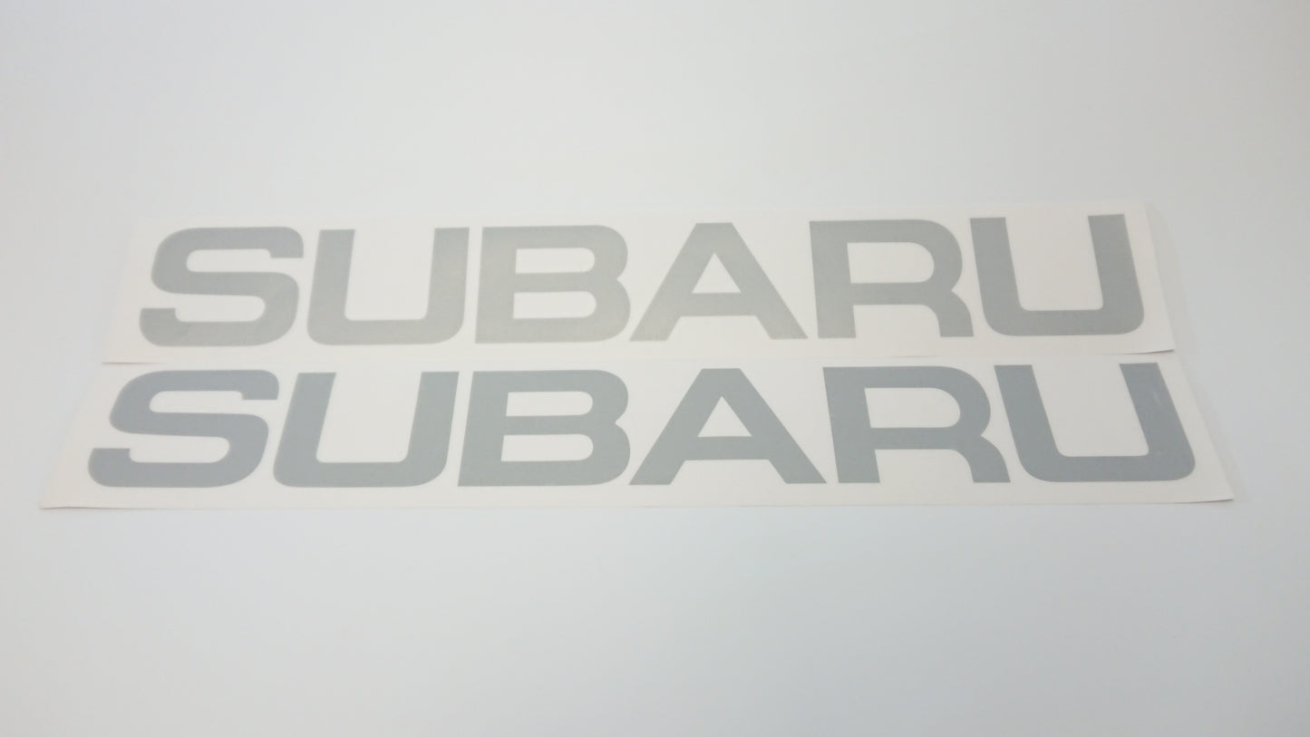 22B and Type R side window coupe SUBARU decals