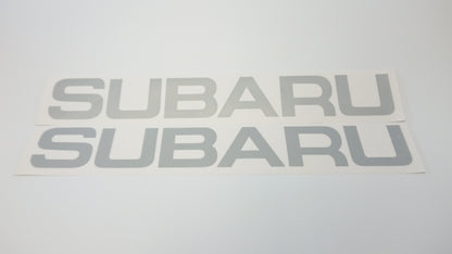 22B and Type R side window coupe SUBARU decals