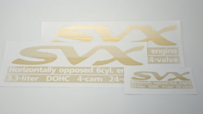 SVX Gold Resin Set White Text