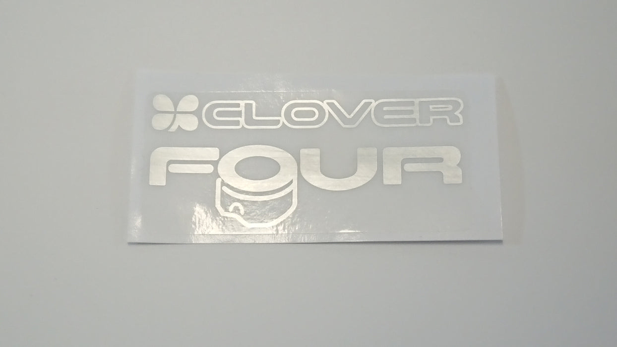 CLOVER FOUR Resin Printed Metallic - Silver Version