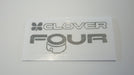 CLOVER FOUR Resin Printed Metallic - Charcoal Version