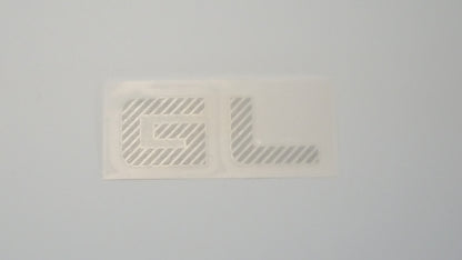 Subaru Leone L Series GL Tailgate Sticker Silver/Grey