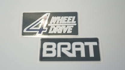 First Gen Brat Tailgate Sticker Set