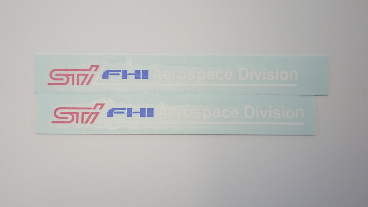 STI FHI Aerospace Division Decals 2x Logo Formats
