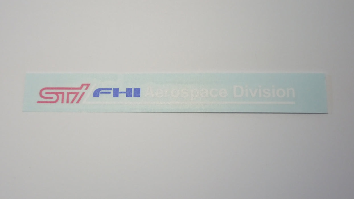 STI FHI Aerospace Division Decals New STI Logo Style