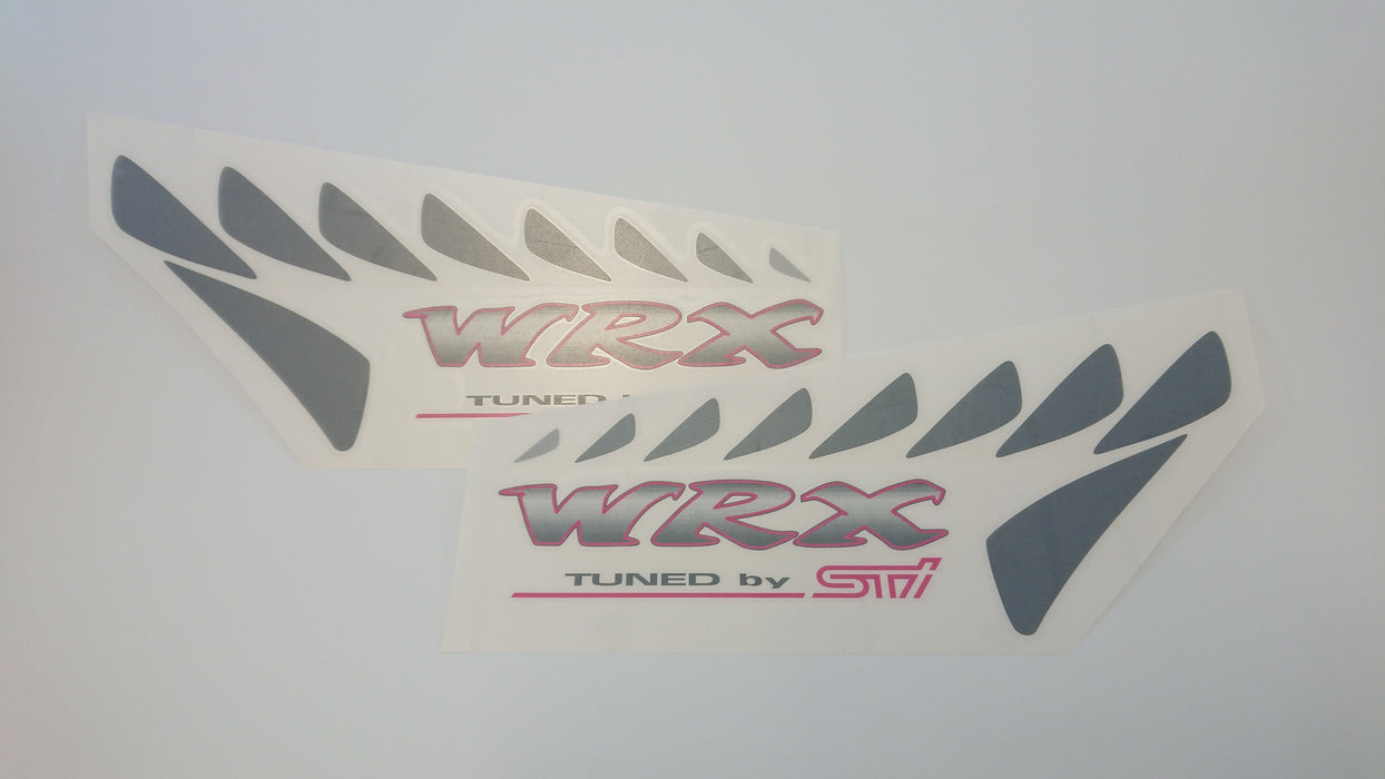 Impreza WRX "Type R" Side Quarters Sticker Pair - Pink