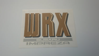 WRX GC8/GF8 Wagon and Sedan Tailgate Stickers V2 "Bubble" Versions