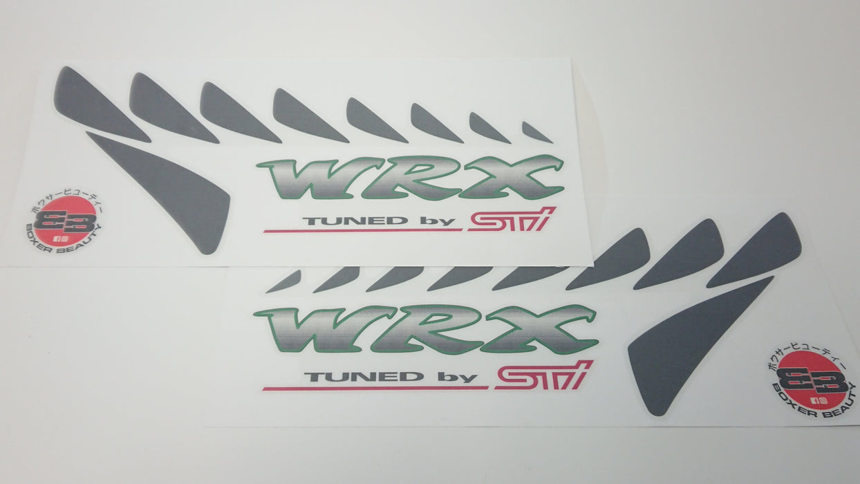 Impreza WRX "Type R" Side Quarters Sticker Pair - Dark Shade