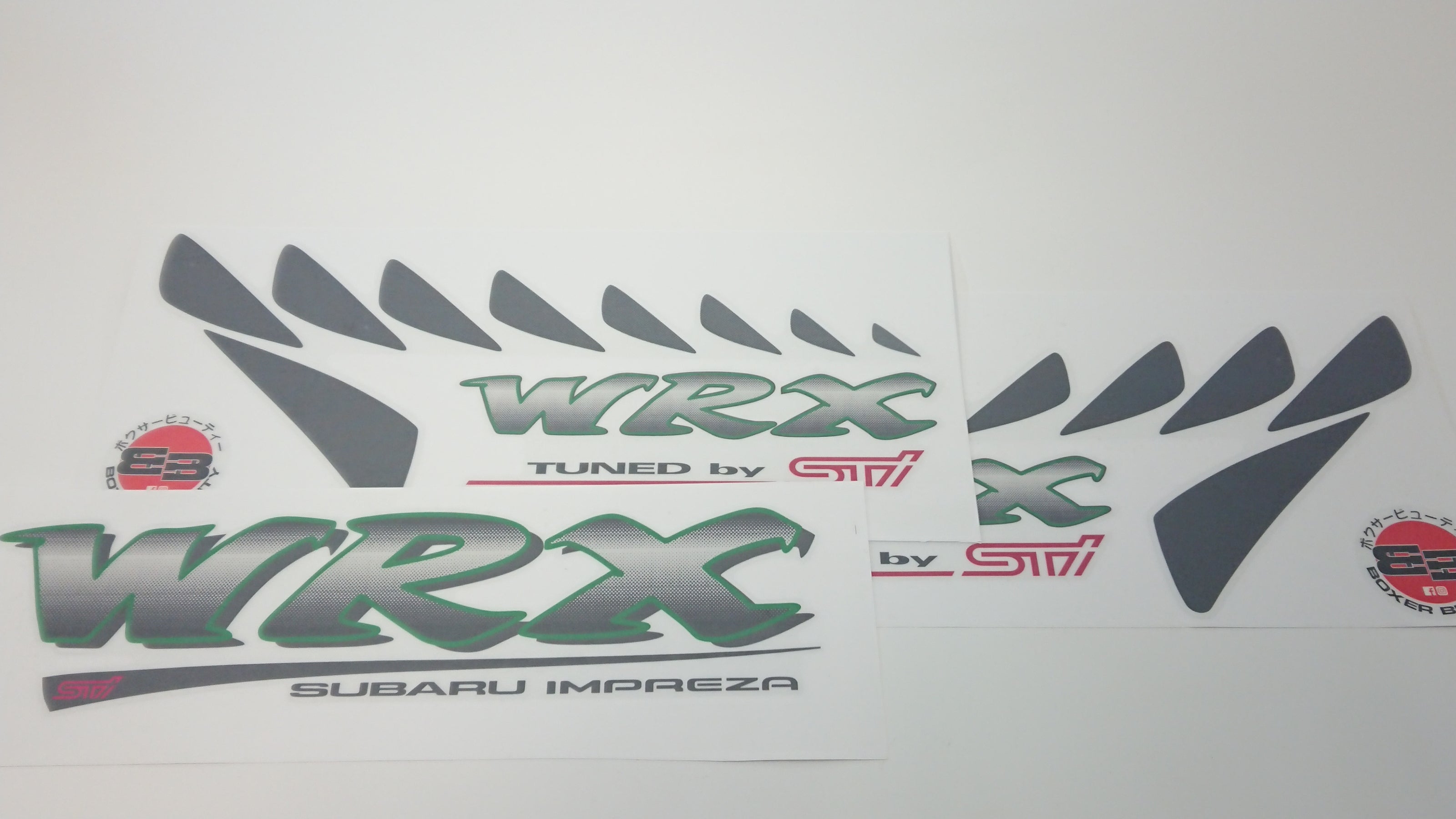 Impreza WRX "Type R" Side Quarters Sticker and Tailgate Set - Dark Shade