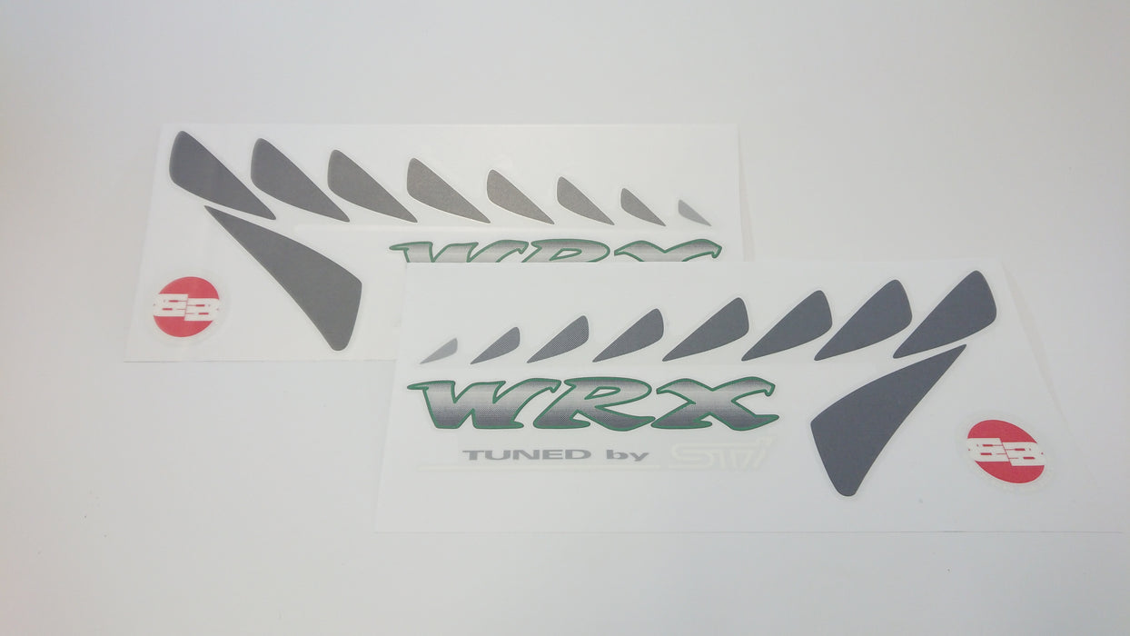 Impreza WRX "Type R" Side Quarters Sticker Pair - Light Shade