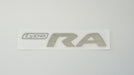 WRX GC8 Type RA sticker - Charcoal for light cars