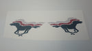 Brumby Horse Decals V2 - Burgundy Tricolour