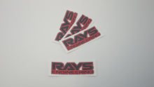 RAYS Engineering Black and Red on Clear Reproduction