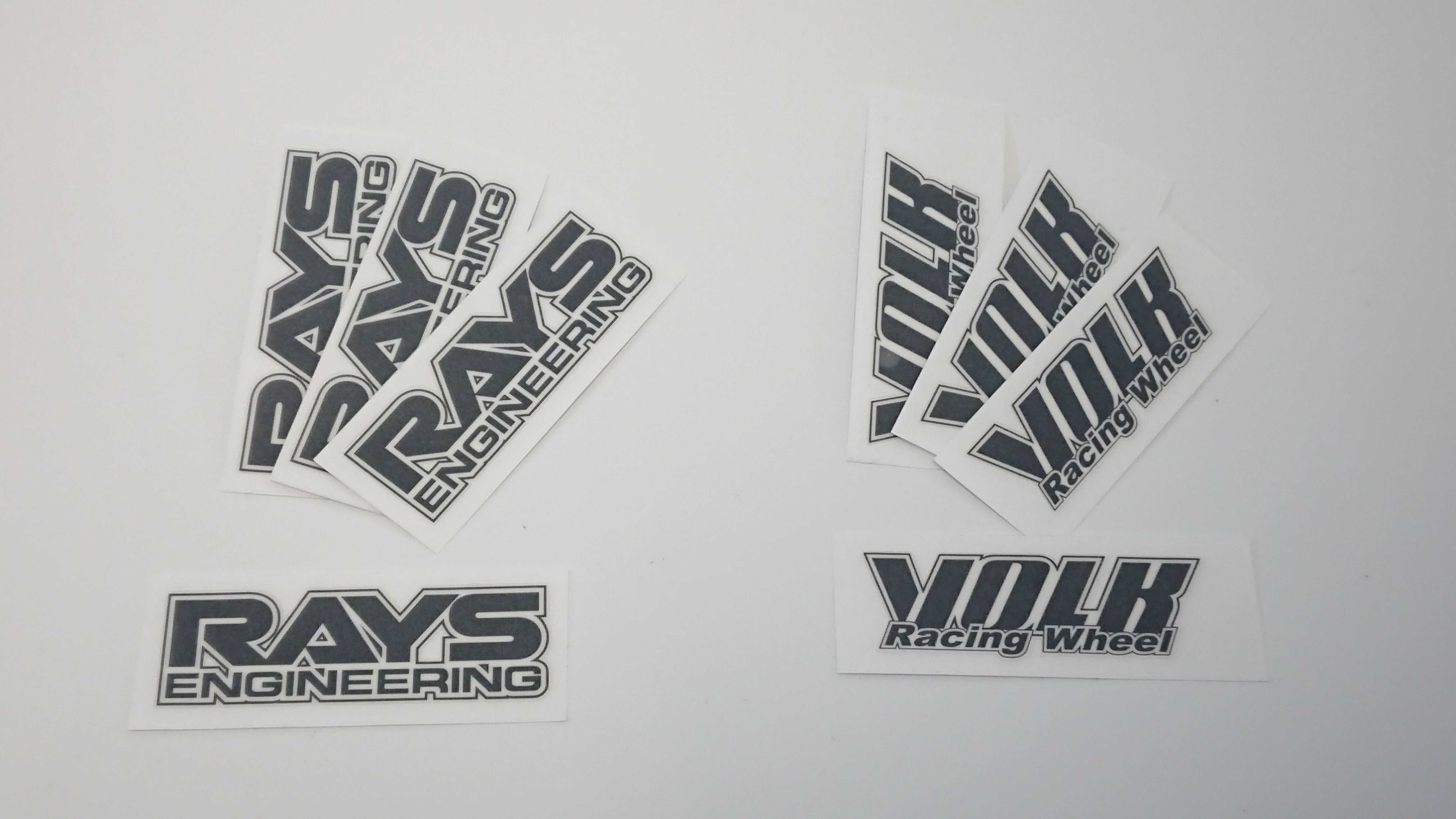 VOLK RAYS Engineering Te37 Reproduction Wheel Spoke Stickers