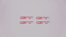 Set of 4x Small GT Logos Gen 1 Turbo Liberty/Legacy (decals or stickers)