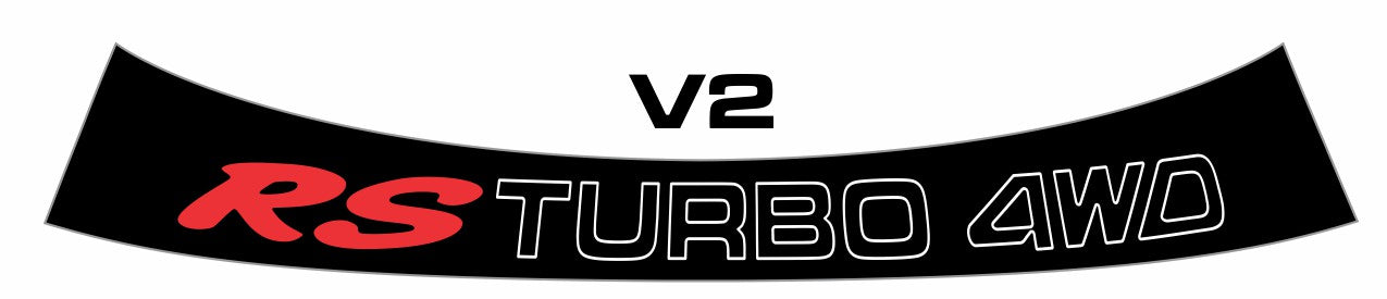 RS TURBO Gen 1 Windscreen Banner