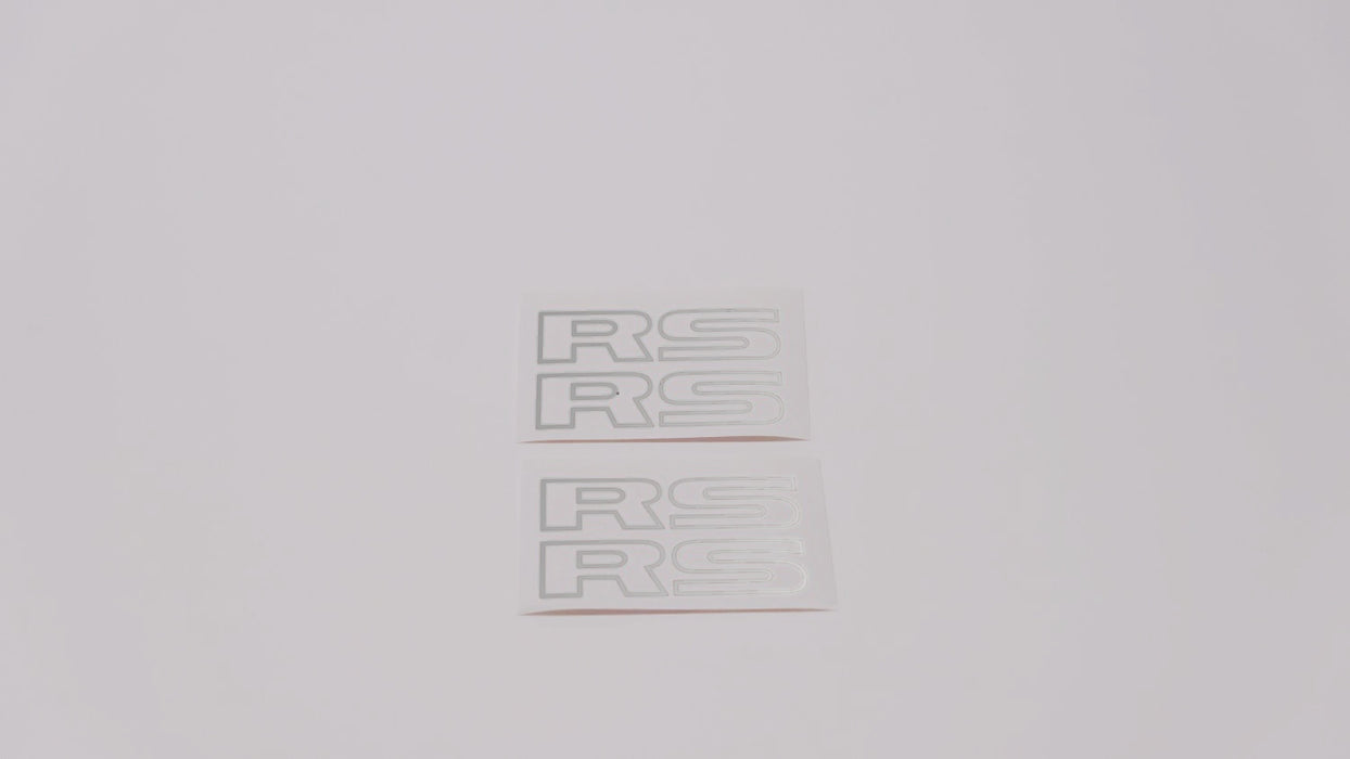 Set of 4x Small RS Logos Gen 1 Turbo Liberty/Legacy (decals or stickers)