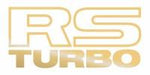 SUBARU RS TURBO Quarter Panel Solid Cut Decal ALL Gold