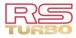 SUBARU RS TURBO Quarter Panel Solid Cut Decal Gold
