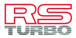 SUBARU RS TURBO Quarter Panel Lines Cut Decal Gun Metal