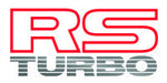 SUBARU RS TURBO Quarter Panel Lines Cut Decal Gun Metal